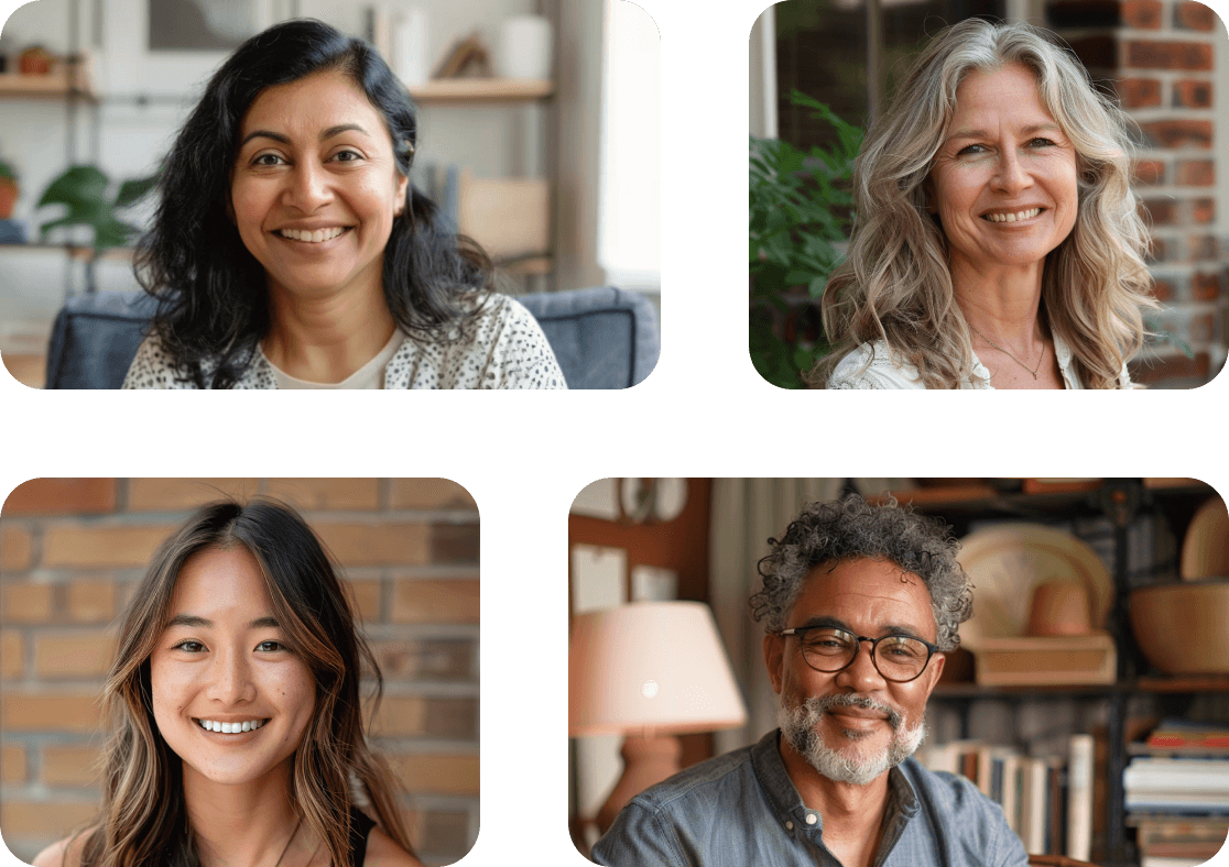 collage of diverse group of people