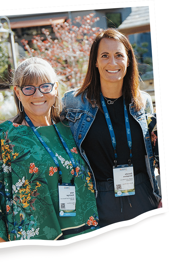 two women attending breakthrough