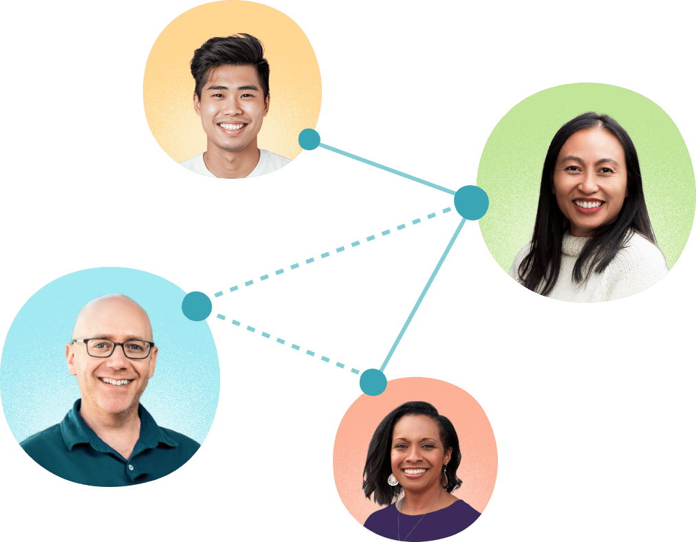 a connection of a diverse network of providers