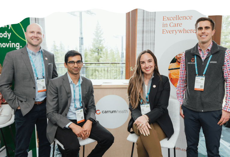 group of three men and one woman